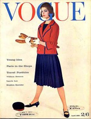 Vintage Vogue magazine covers - wah4mi0ae4yauslife.com - Vintage Vogue UK April 1961.jpg
